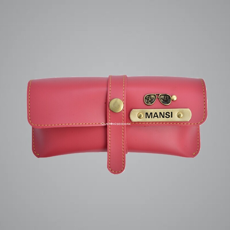 Pink Customised Sunglass Holder