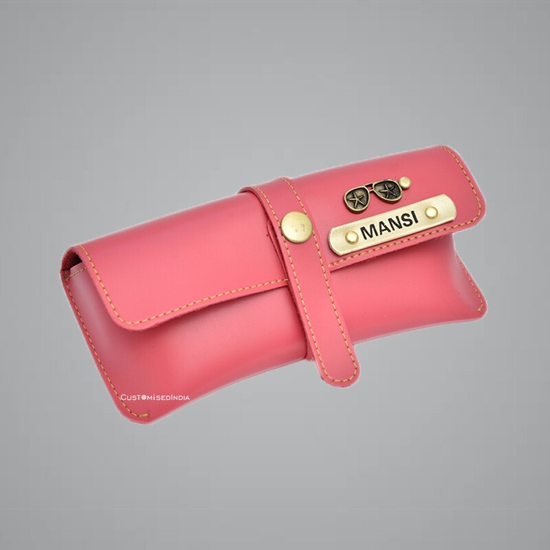 Pink Customised Sunglass Holder