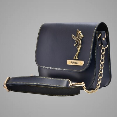 Blue Customised Premium Sling Bag