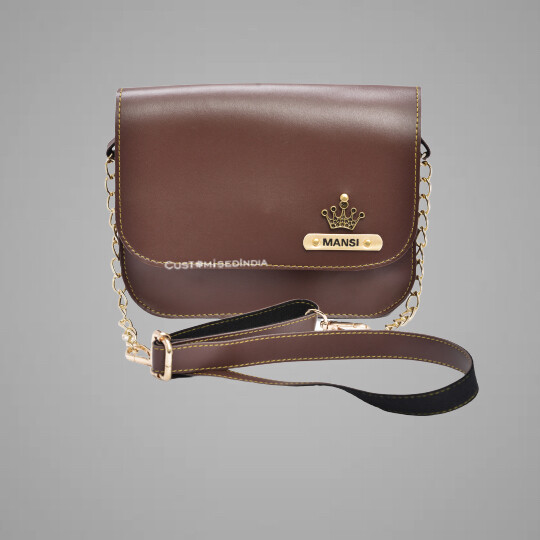 Brown Customised Premium Sling Bag