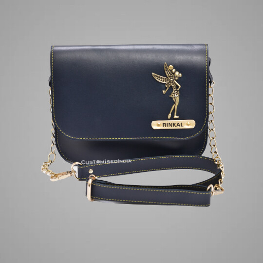 Blue Customised Premium Sling Bag