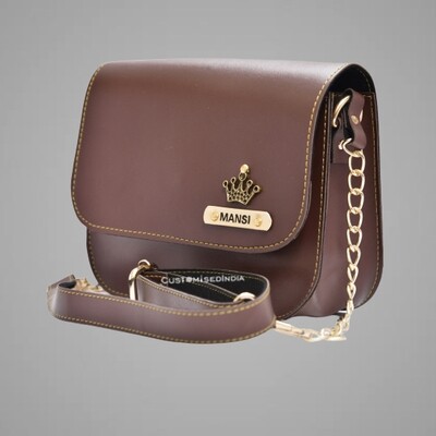 Brown Customised Premium Sling Bag