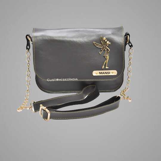Grey Customised Premium Sling Bag