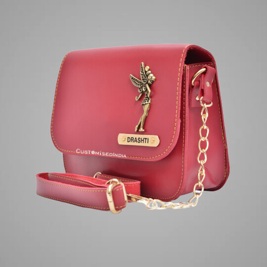 Red Customised Premium Sling Bag