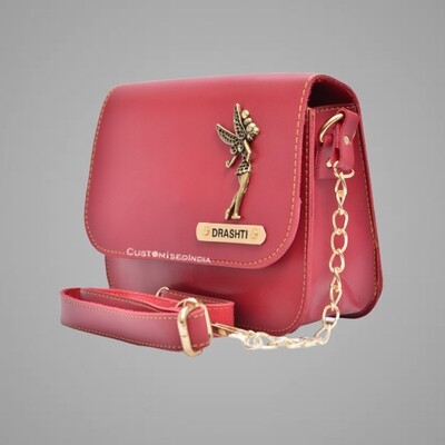 Red Customised Premium Sling Bag