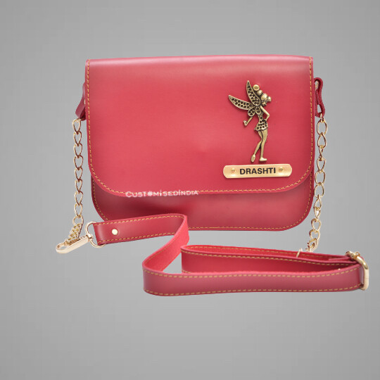 Red Customised Premium Sling Bag