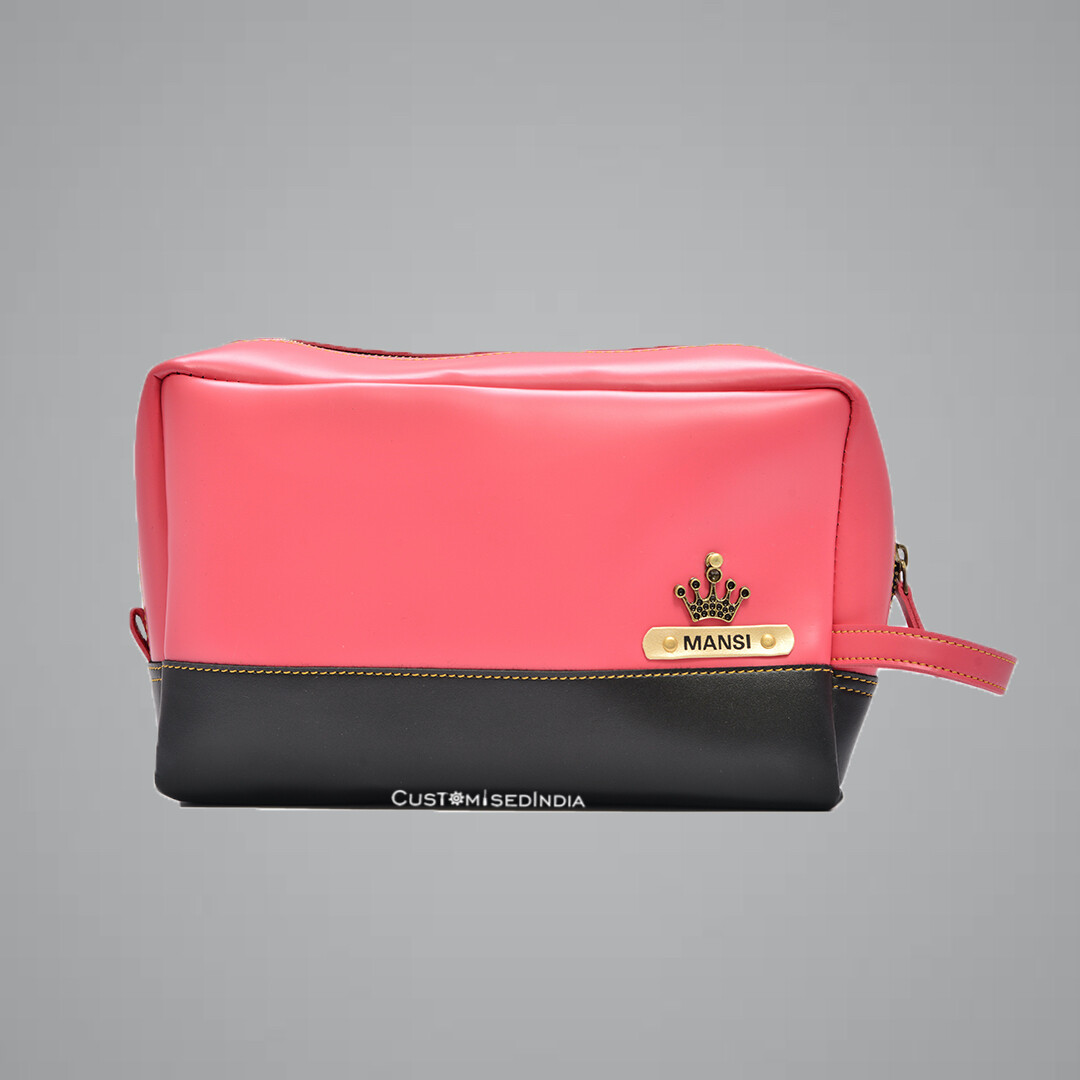 Pink-Black Utility Pouch