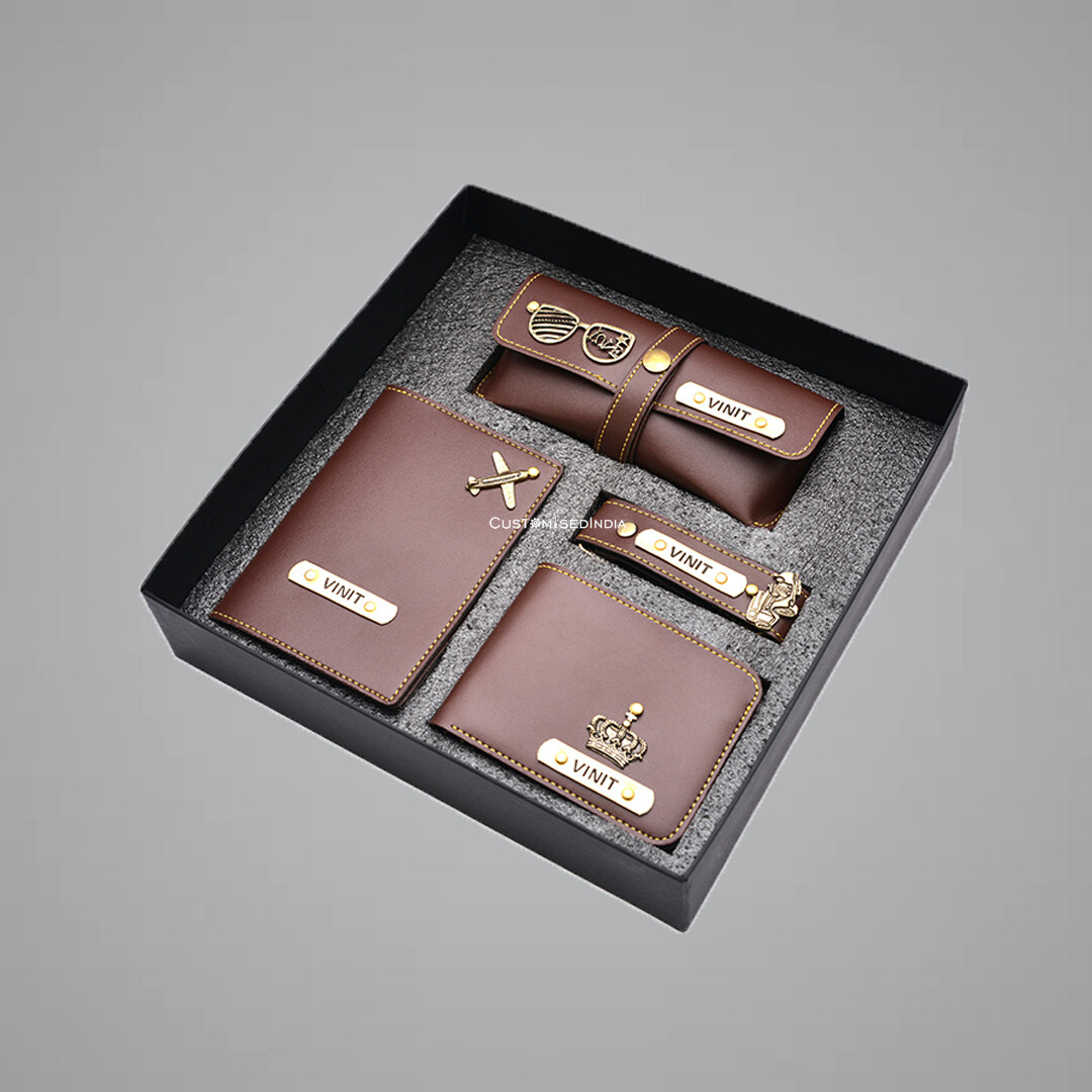 Brown Deluxe Men&#39;s Combo ( 4 PC&#39;s)