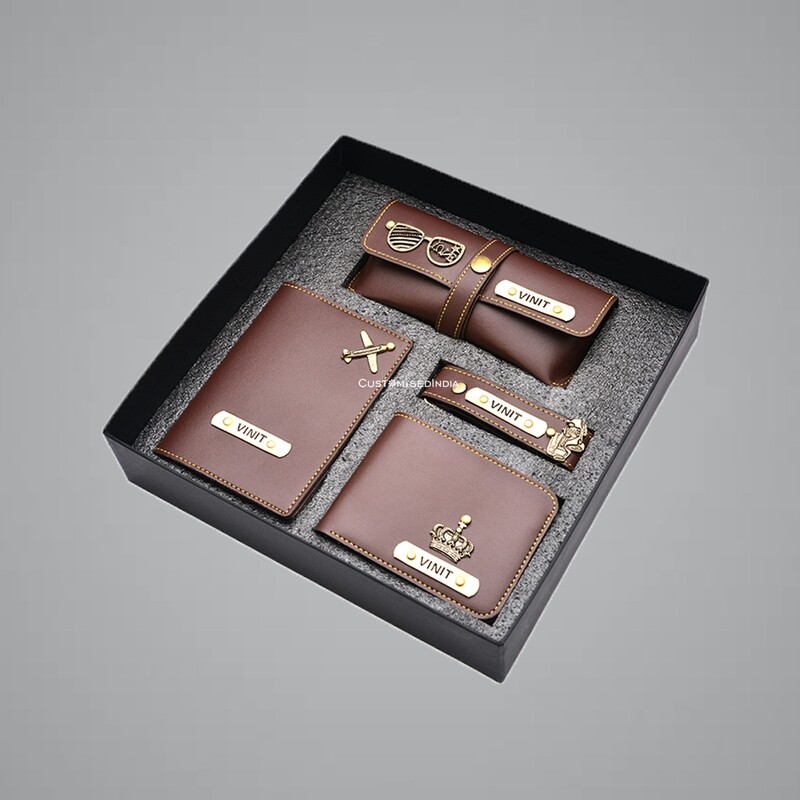 Brown Deluxe Men&#39;s Combo ( 4 PC&#39;s)