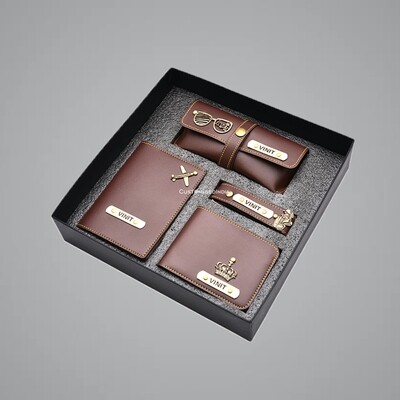Brown Deluxe Men&#39;s Combo ( 4 PC&#39;s)