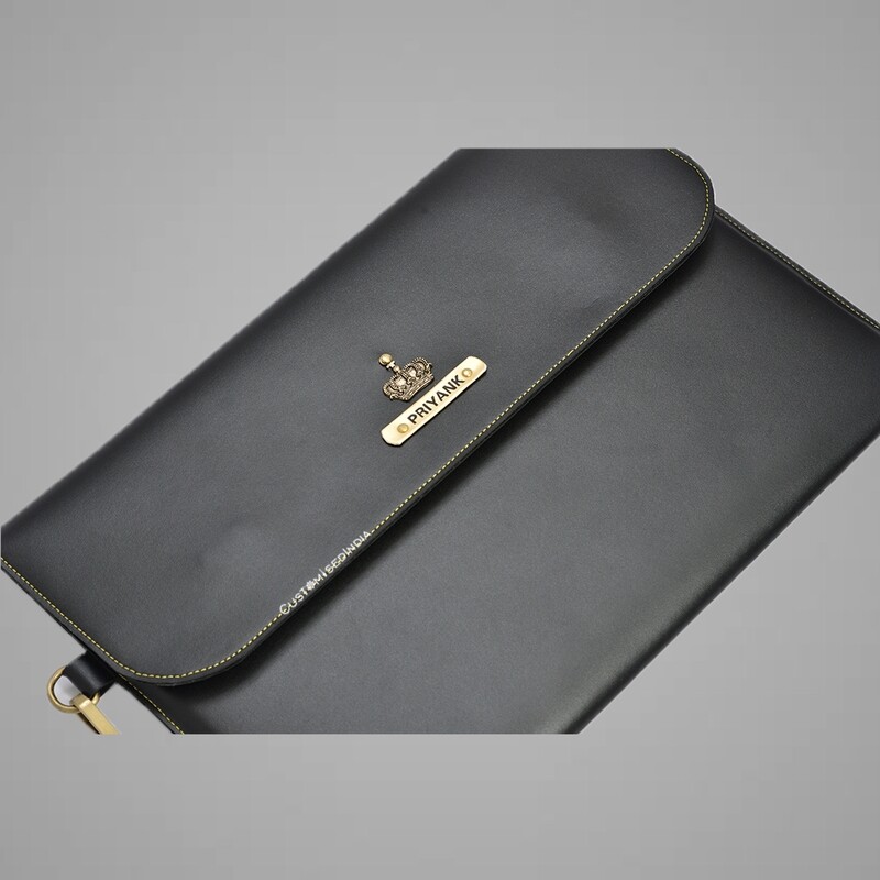 Black Personalised Laptop Bag