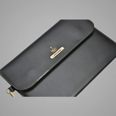 Black Personalised Laptop Bag