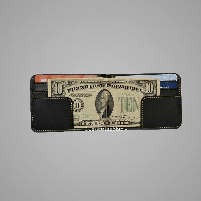 Customised Black Money Clipper