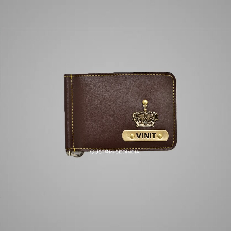 Customised Brown Money Clipper