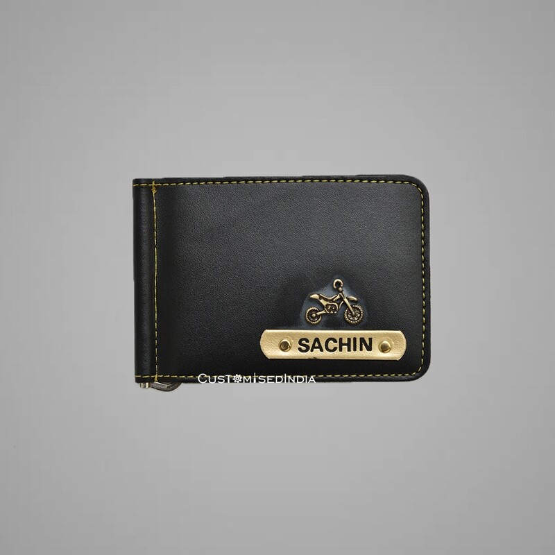 Customised Black Money Clipper