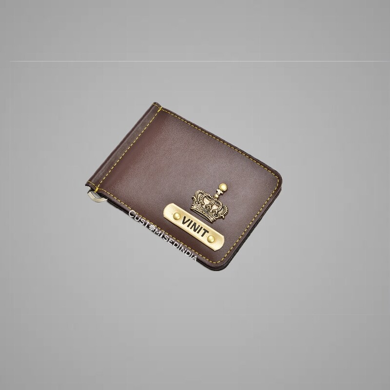 Customised Brown Money Clipper