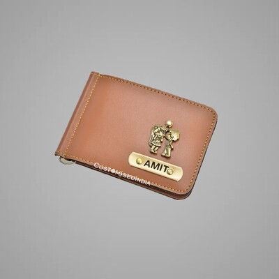 Customised Tan Money Clipper