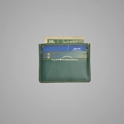 Green Customised Card holder