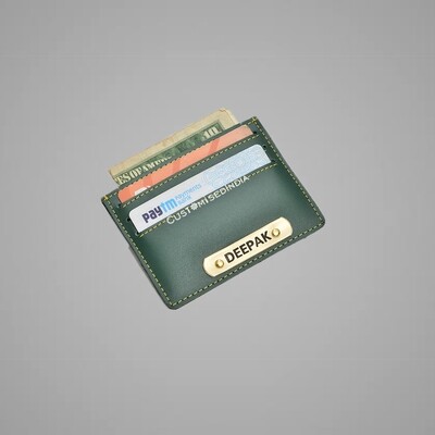 Green Customised Card holder