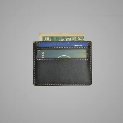 Black Customised Card holder