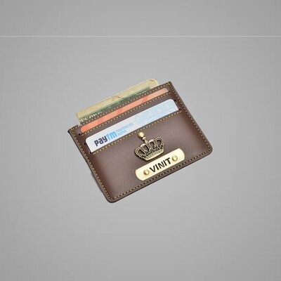 Brown Customised Card holder