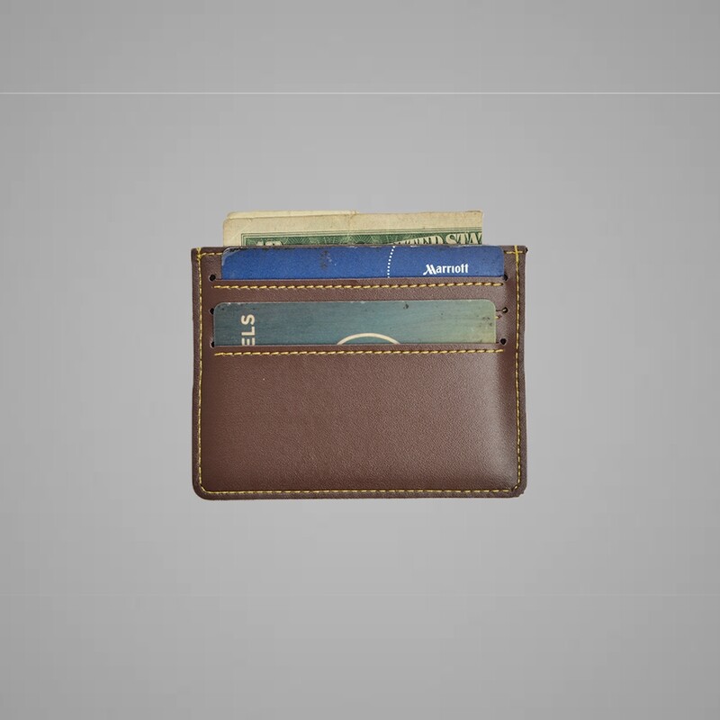 Brown Customised Card holder