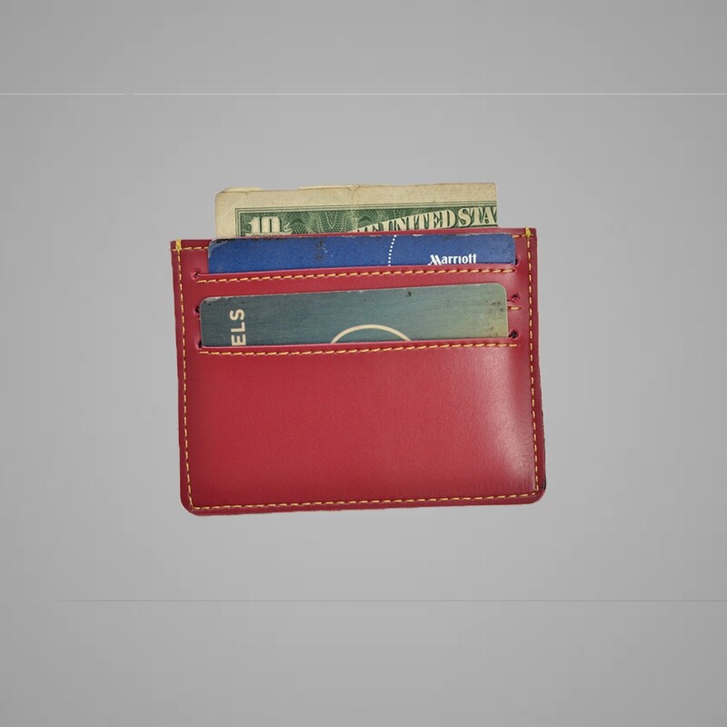 Red Customised Card holder