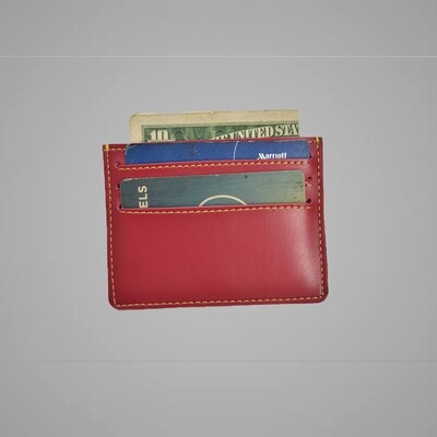 Red Customised Card holder