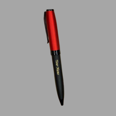 Customised Red Metal Pen