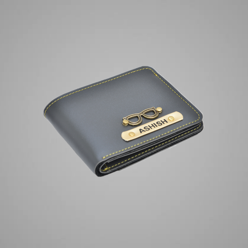 Grey Indian Leather Men's Wallet