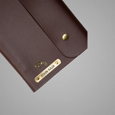 Brown Customised Leather Diary (A5)