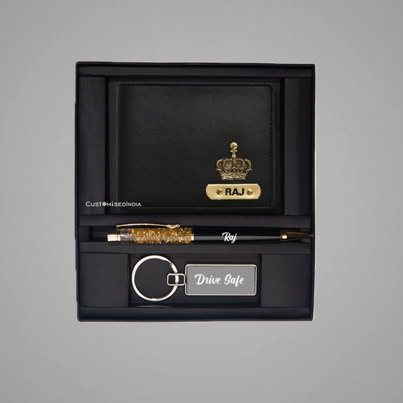 Black-Tan Dual Colour Wallet Combo