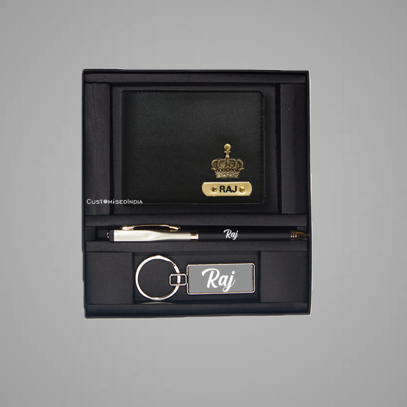Black-Tan Dual Colour Wallet Combo