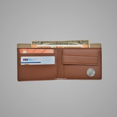 Tan Imported Wallet + Belt Combo