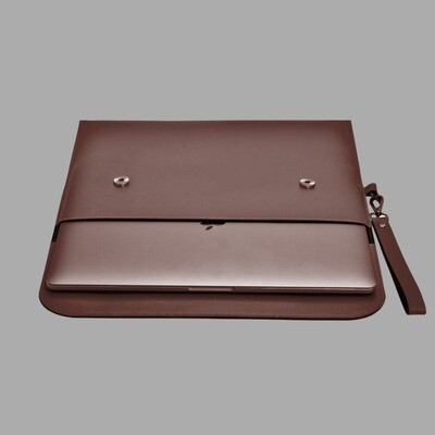Brown Personalised Laptop Bag