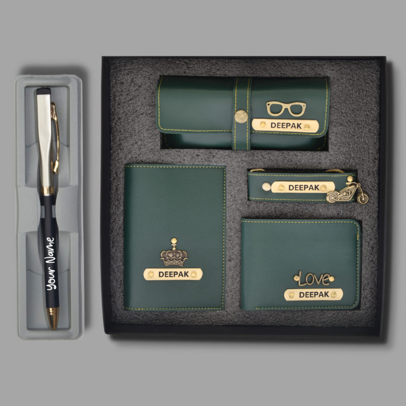 Green Men&#39;s 4pc Combo + Pen