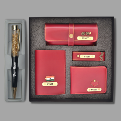 Red Men's 4pc Combo + Pen