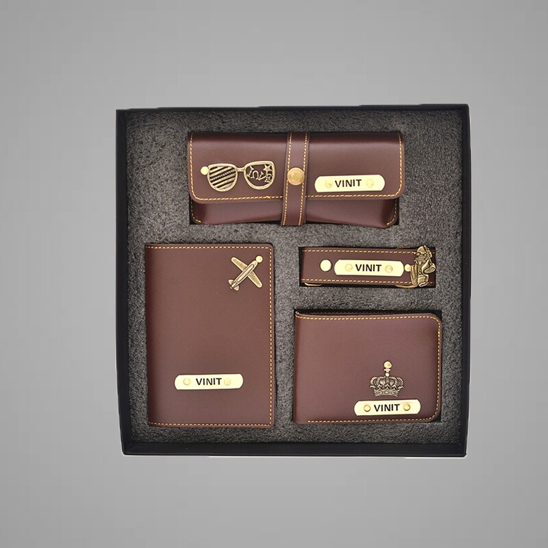 Brown Men's 4pc Combo + Pen