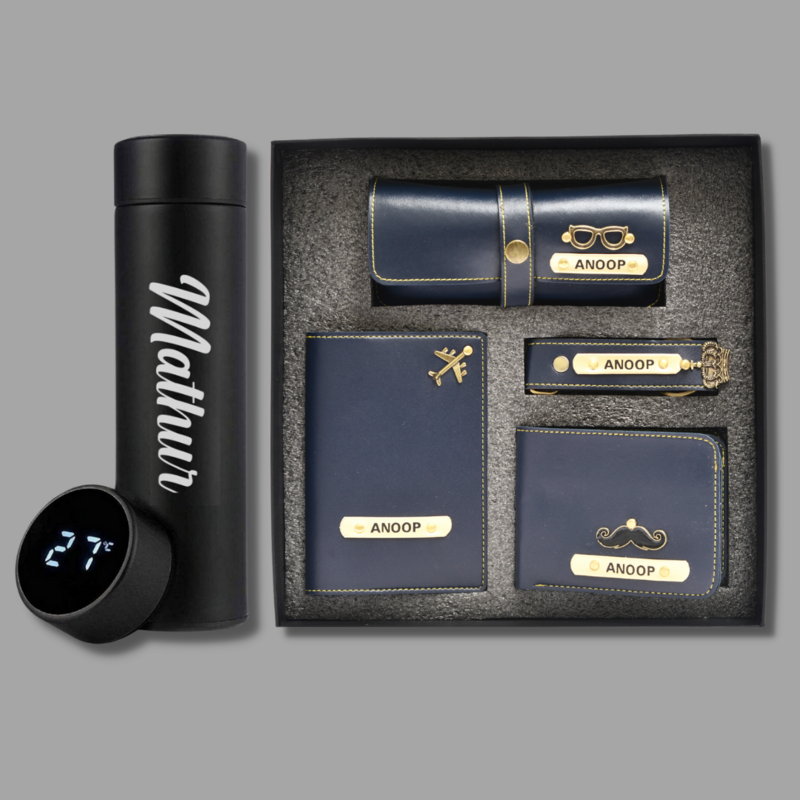 Blue Men&#39;s 4pc Combo + Temperature Bottle