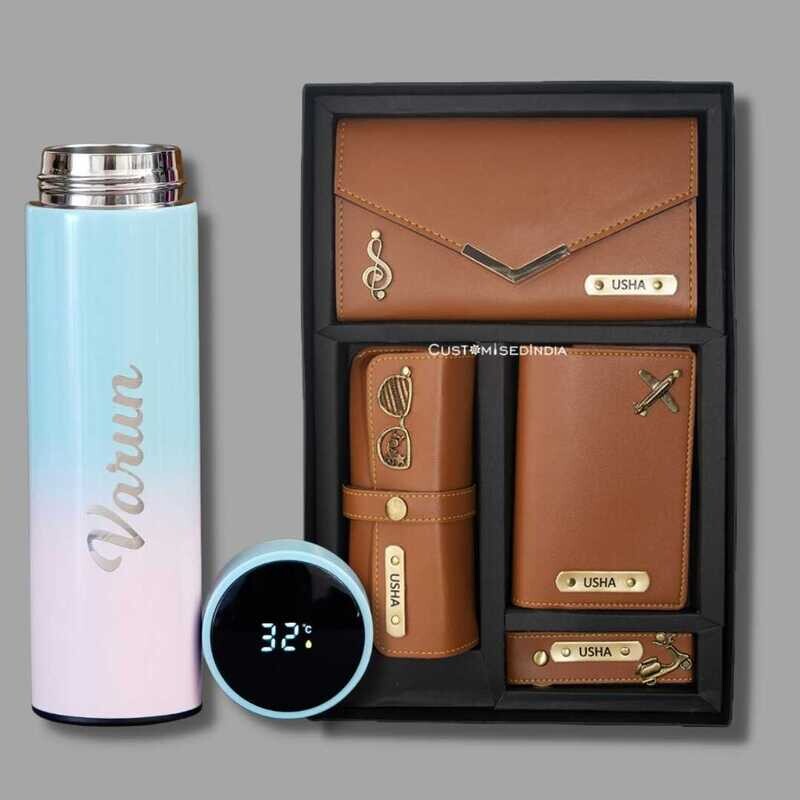 Tan Women&#39;s 4pc Combo + Temp. Bottle