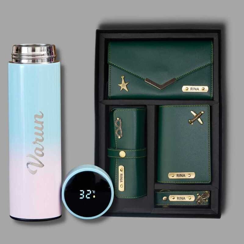 Green Women's 4pc Combo + Temp. Bottle