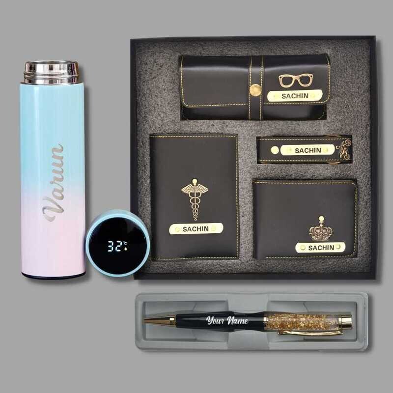 Black Men&#39;s 4pc Combo + Pen + Temp. Bottle
