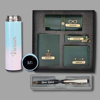 Green Men's 4pc Combo + Pen + Temp. Bottle