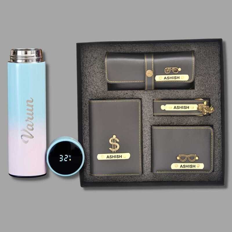 Grey Men's 4pc Combo + Temperature Bottle