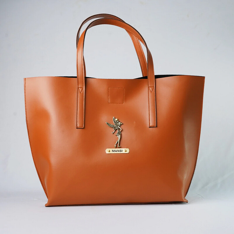Customised Tan Tote Bag