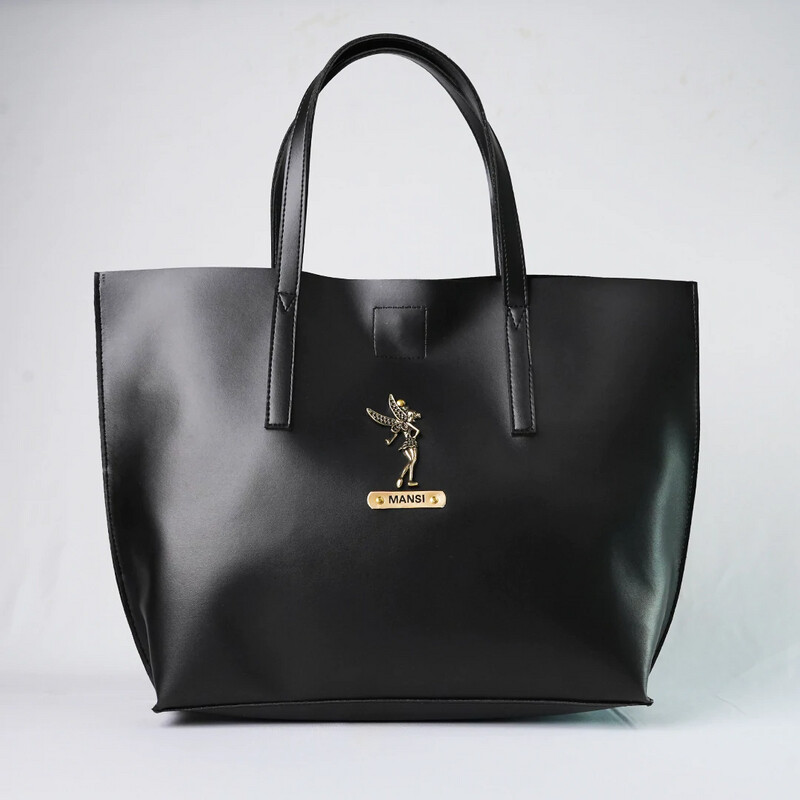Customised Black Tote Bag