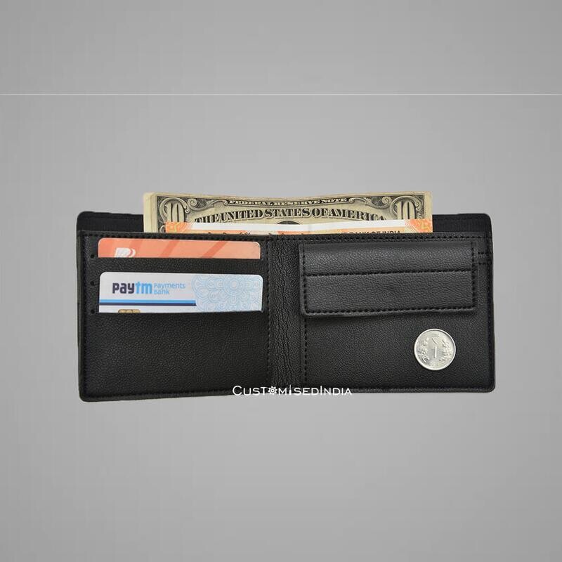 Black Imported Wallet + Belt Combo