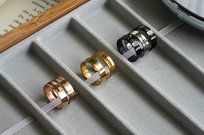 Personalised Name Rings - Unisex