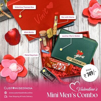 Customized Valentine's Mini Men's Combo