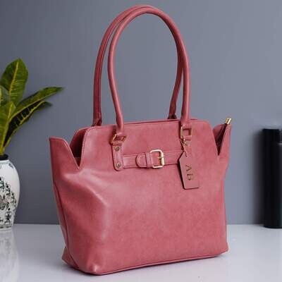 Pink Premium Personalised Tote Bag with Zip